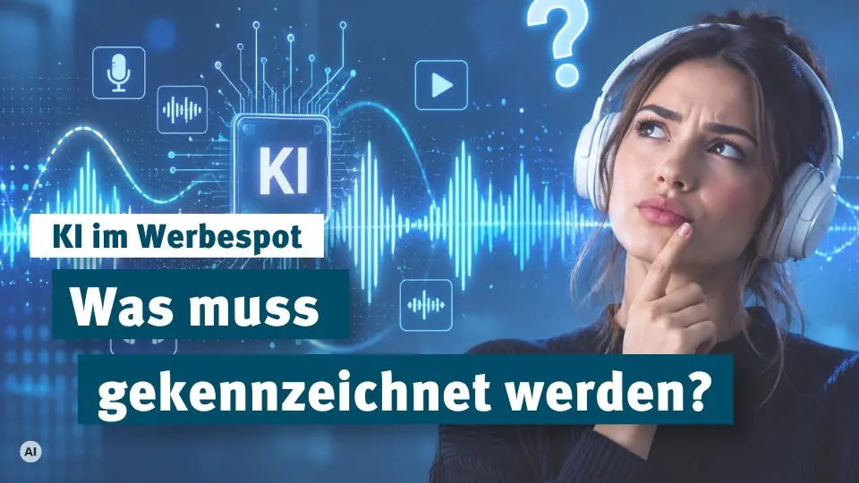 KI in der Audiowerbung: Wann muss ein Spot gekennzeichnet werden?