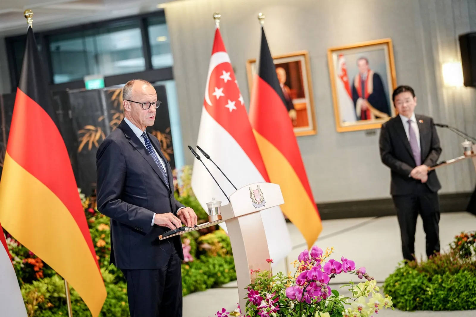 Deutschland und Singapur bauen Partnerschaft aus