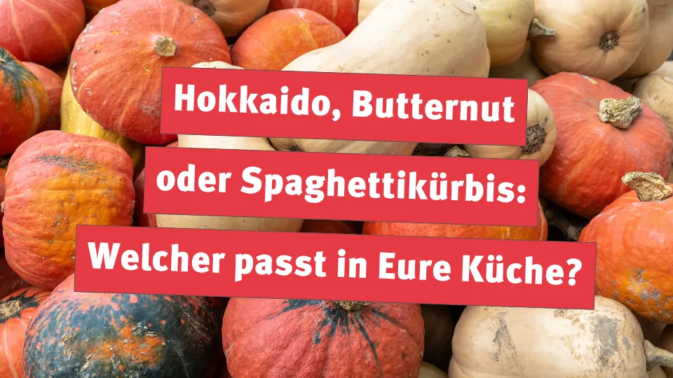 Hokkaido, Butternut oder Spaghettikürbis: Welcher passt in Eure Küche?