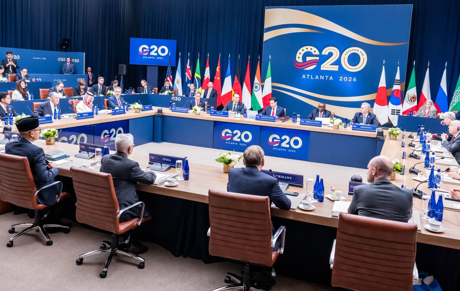 Kein «Familienfoto»: G20-Außenminister mit Signal an Moskau