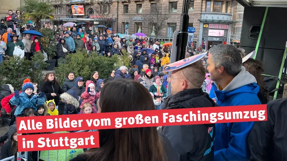 Alle Bilder vom großen Faschingsumzug in Stuttgart (17. Februar 2026)