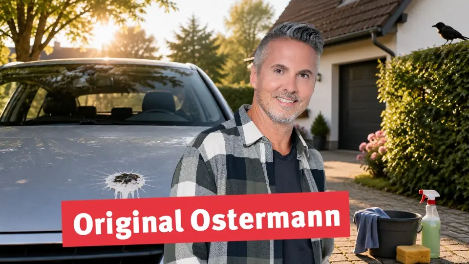 Original Ostermann: Ein liebevoller Gruß auf der Motorhaube