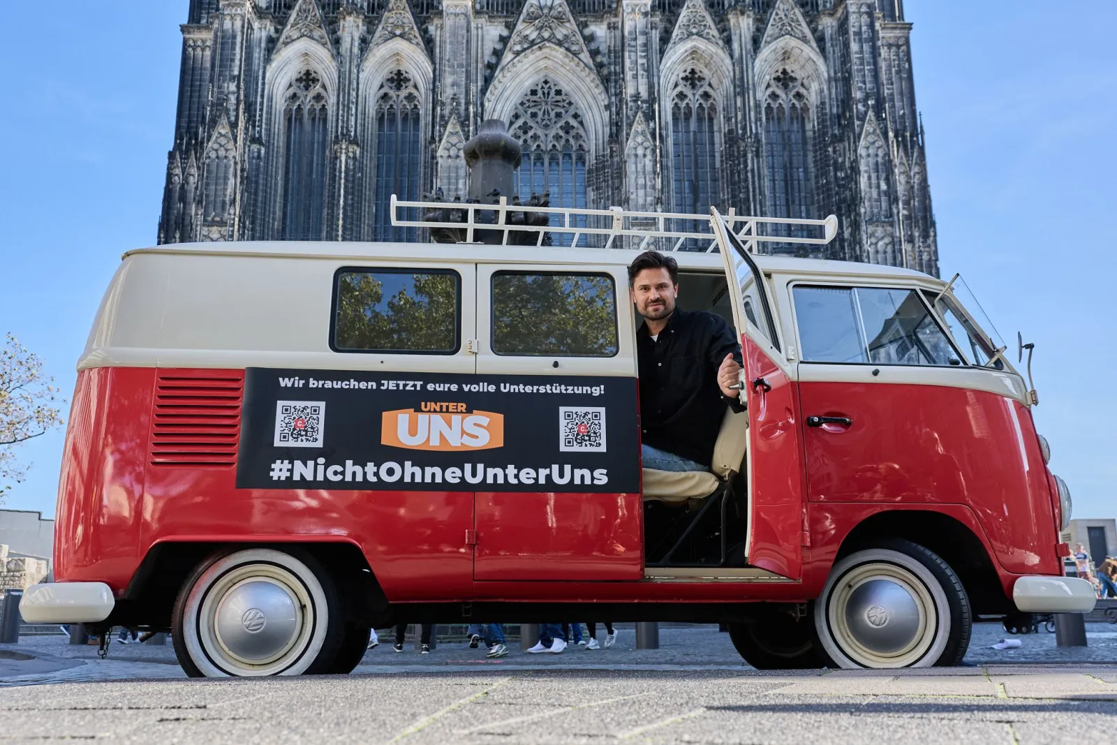 Schauspieler kämpfen mit Bus-Tour für «Unter uns»