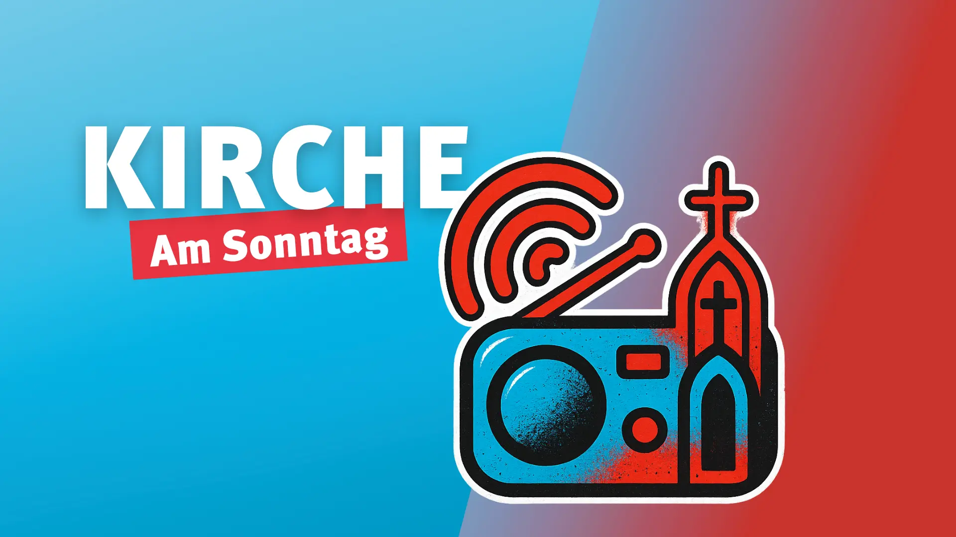 Kirche am Sonntagmorgen