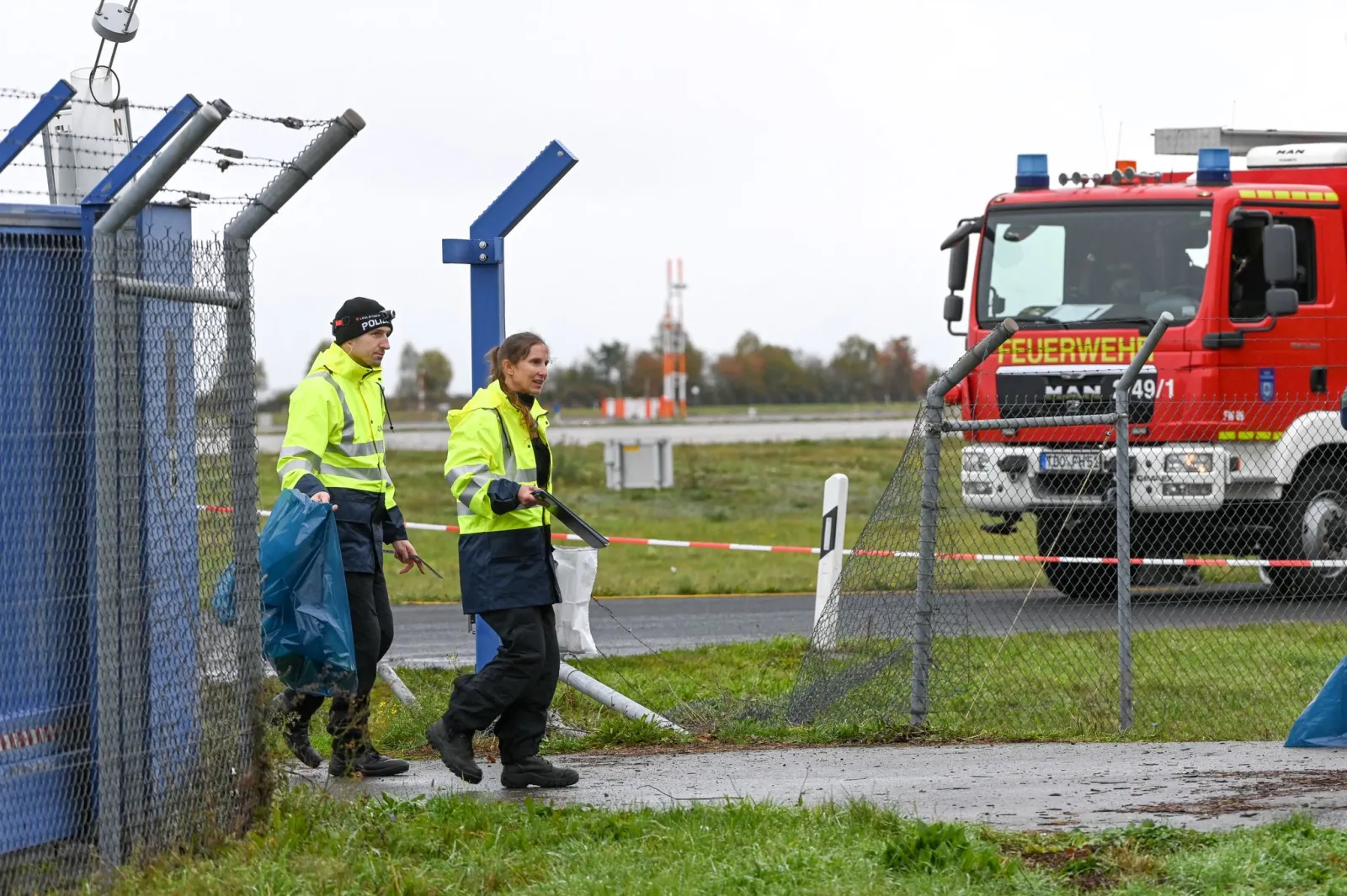 Zwei Männer stellen sich nach Vorfall am Flughafen Leipzig